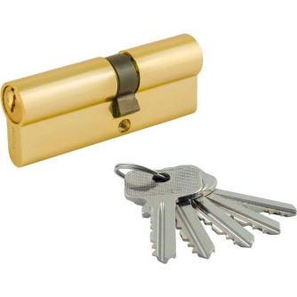 Купить Цилиндр "Нора-М" Л-80мм ECO-STD Z  45х35  золото ключ-ключ  15331 фото №1
